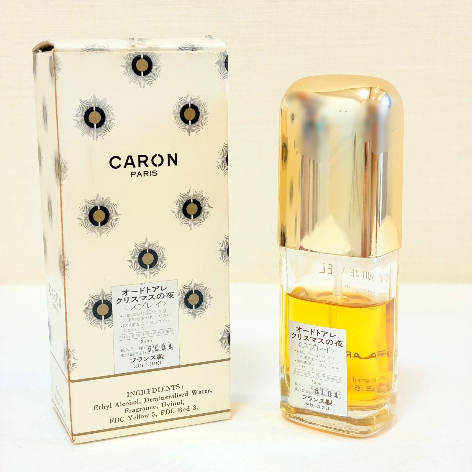 Caron Nuit de Noel NUIT - NOEL De CARON DE キャロン toilette eau