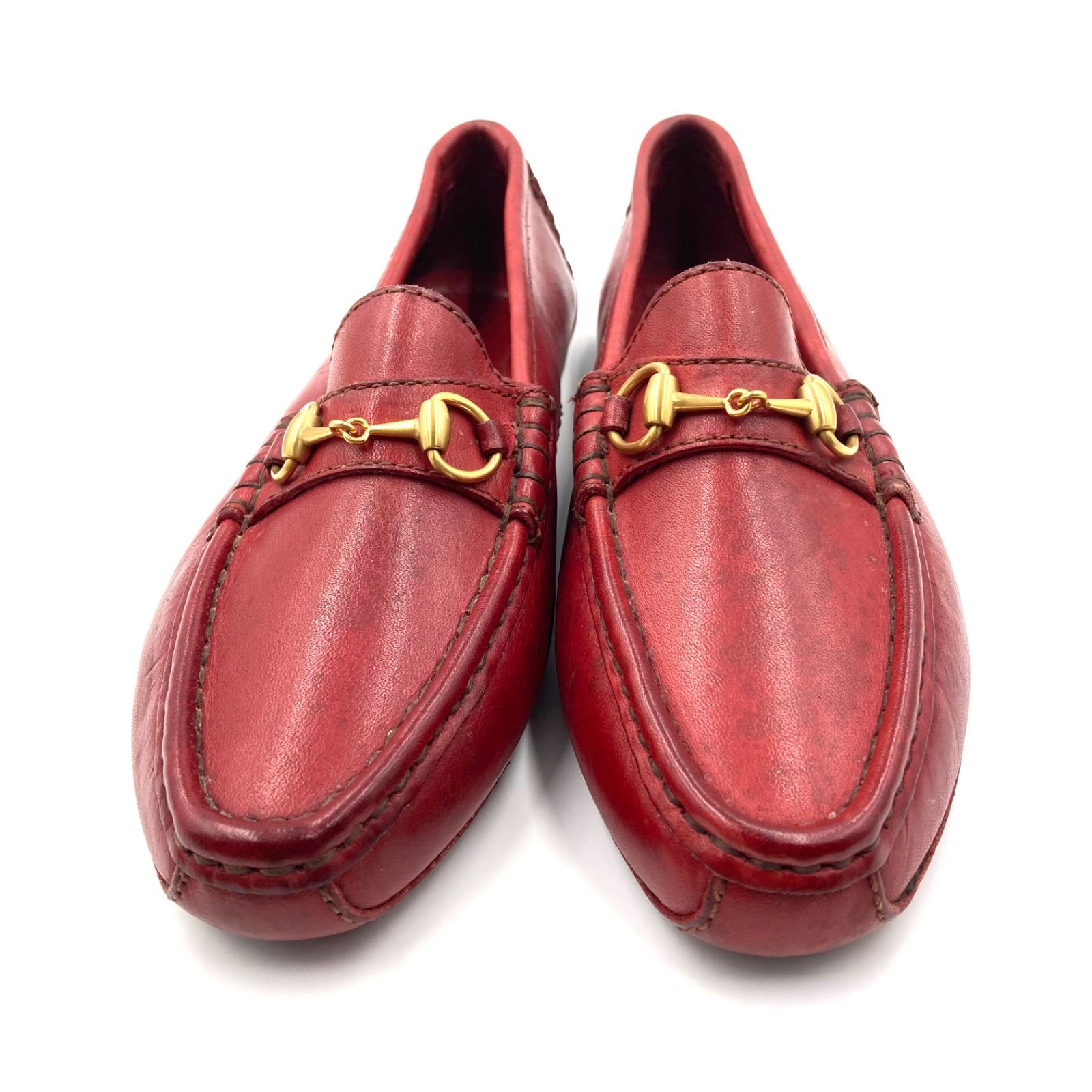 □極美品□GUCCI グッチ ホースビットローファー ドライビングシューズ