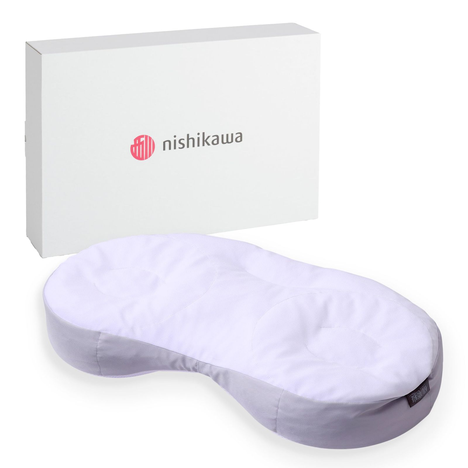 nishikawa 西川 医師がすすめる健康枕 横楽寝 高め パイプ 医学博士監修 横向き寝の多い方向け イヤーポケット構造で耳への圧迫を軽減 理想的な寝姿勢 仰向け 横向き 対応 高さ調節 丸洗い 高い通気性 快眠 ホワイト EH9305 m