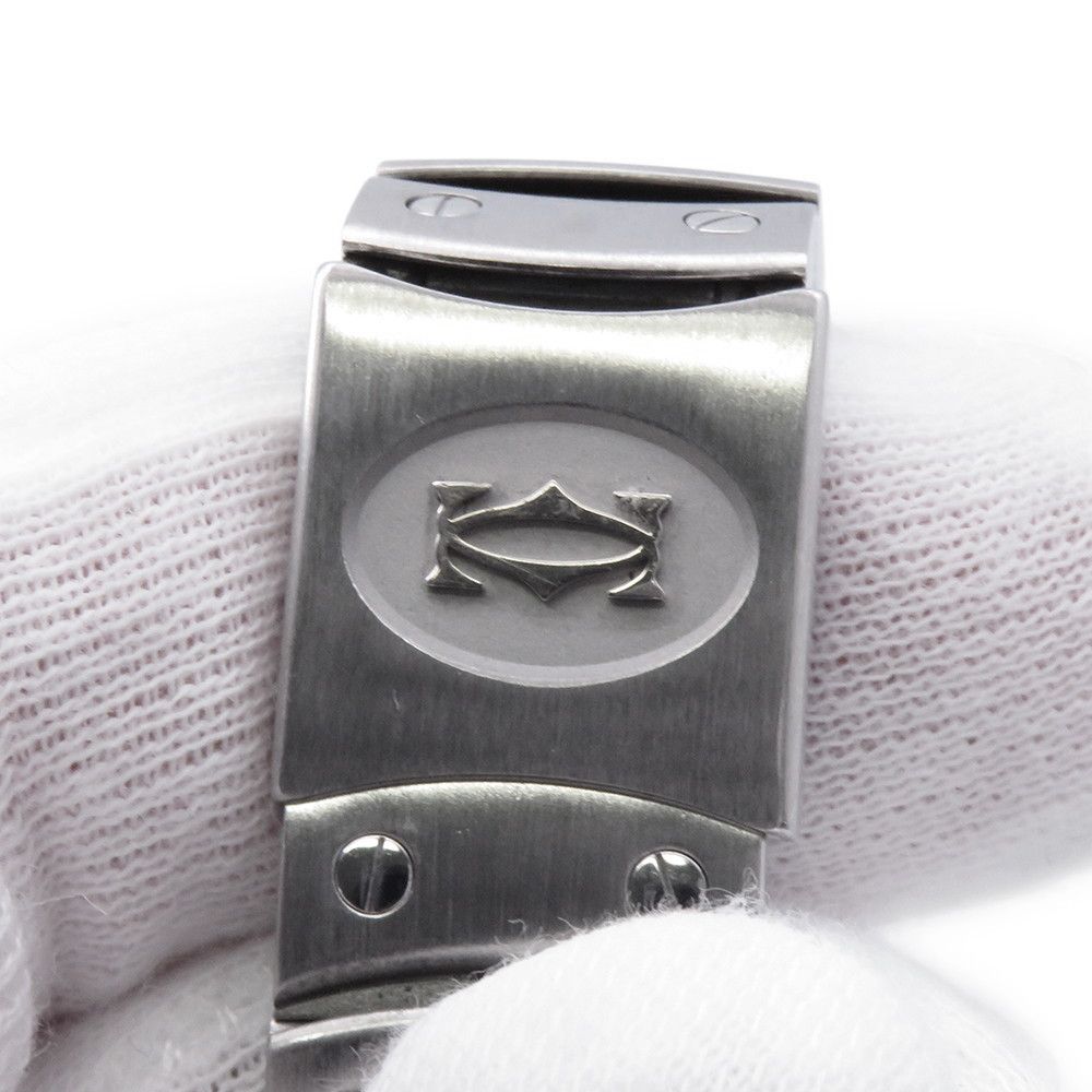 カルティエ サントスクーガー MM W20027K1 Cartier 腕時計 白文字盤 カルティエ サントスクーガー MM W20027K1 Cartier 腕時計 白文字盤