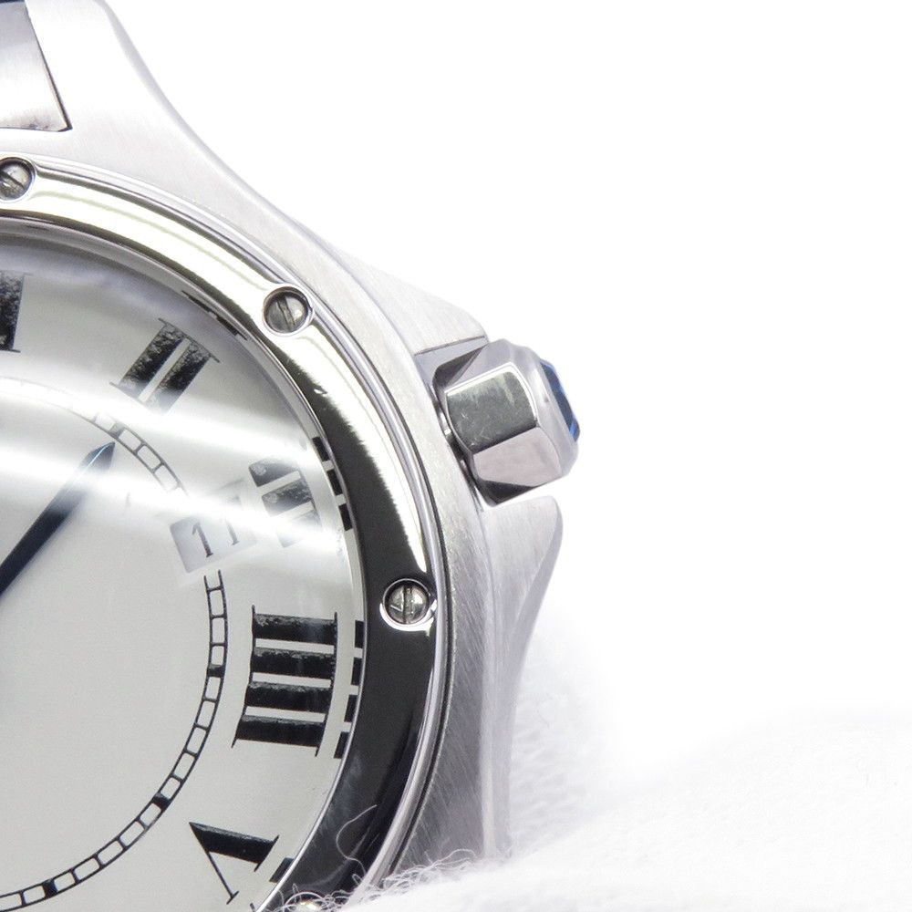 カルティエ サントスクーガー MM W20027K1 Cartier 腕時計 白文字盤 カルティエ サントスクーガー MM W20027K1 Cartier 腕時計 白文字盤