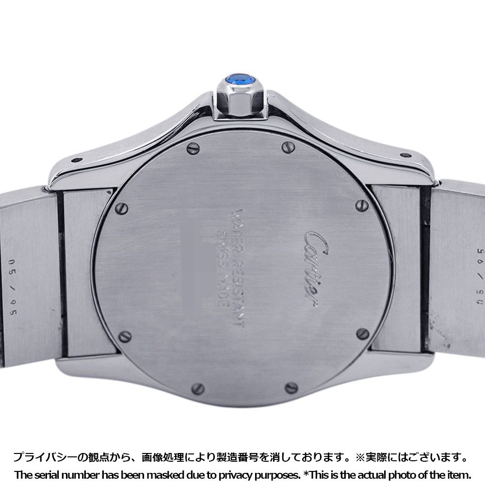 カルティエ サントスクーガー MM W20027K1 Cartier 腕時計 白文字盤 カルティエ サントスクーガー MM W20027K1 Cartier 腕時計 白文字盤