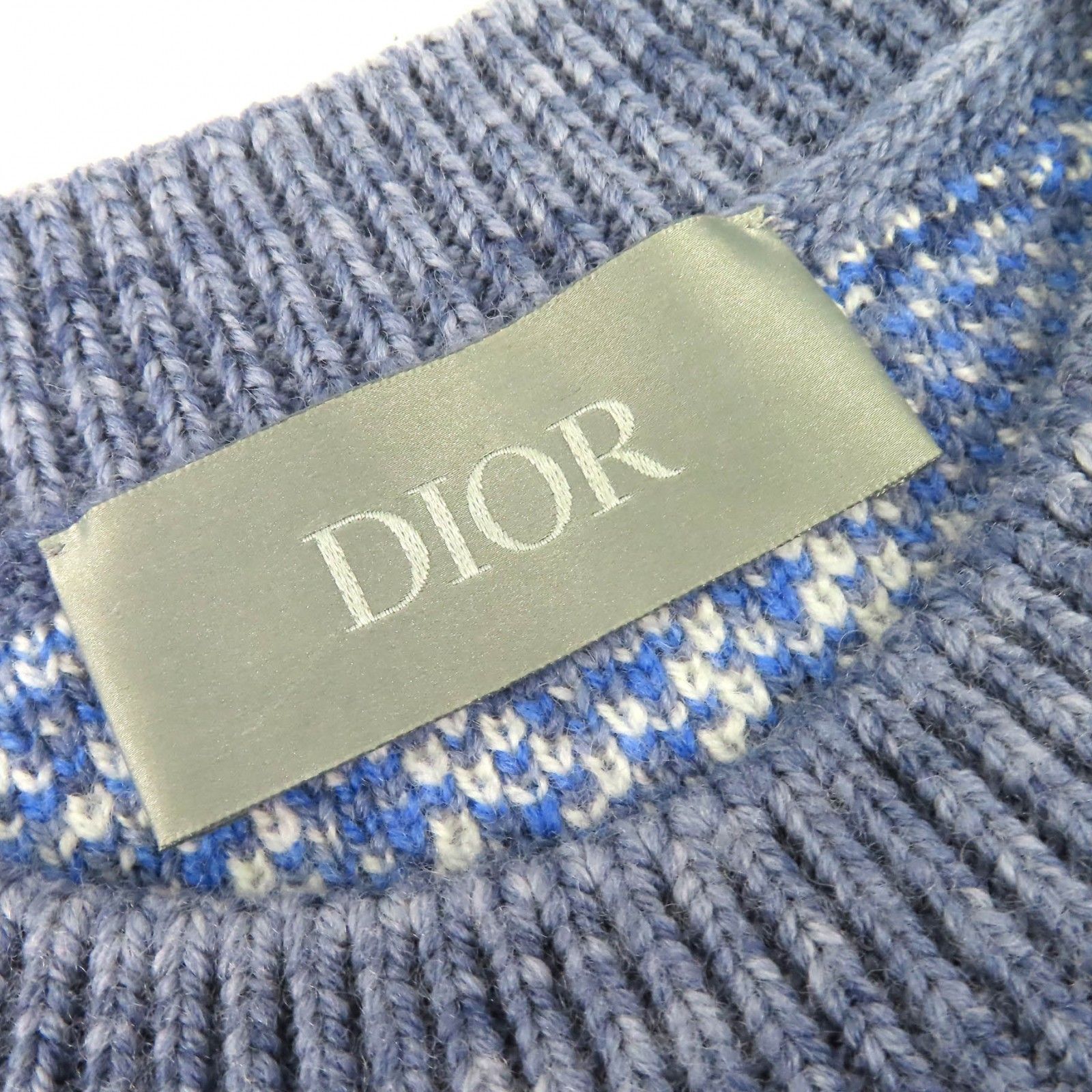 極美品△DIOR ディオール オム 2023年製 393M662AT662 ウール100