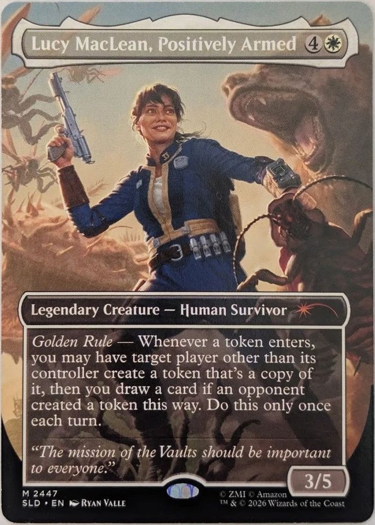 MTG/英語版/ボーダーレス/Lucy MacLean, Positively Armed/Secret Lair