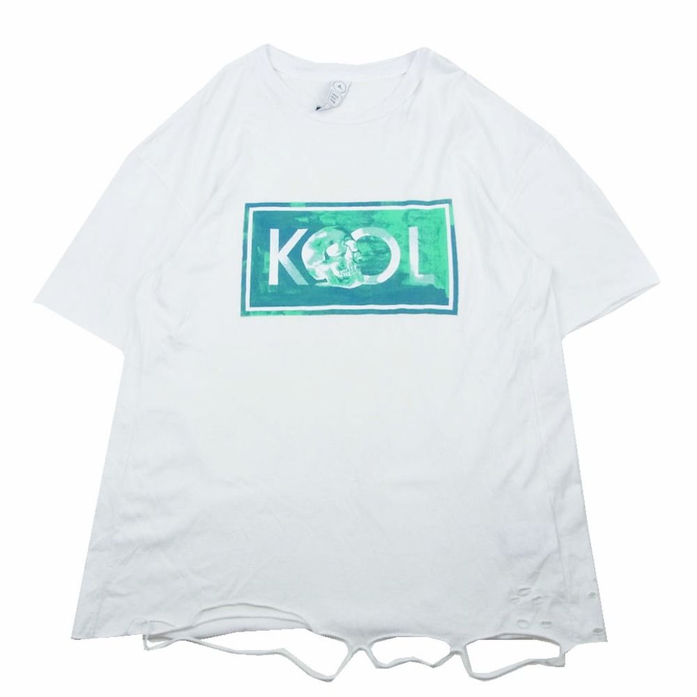 アルケミスト Alchemist 18ss KOOL SKULL スカル プリント カットオフ 