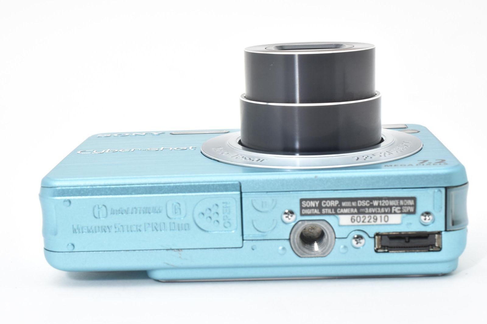 SONY Cyber-shot DSC-W120 ブルー 動作品 充電器付 SONY Cyber-shot DSC-W120 ブルー 動作品 充電器付 SONY Cyber-shot