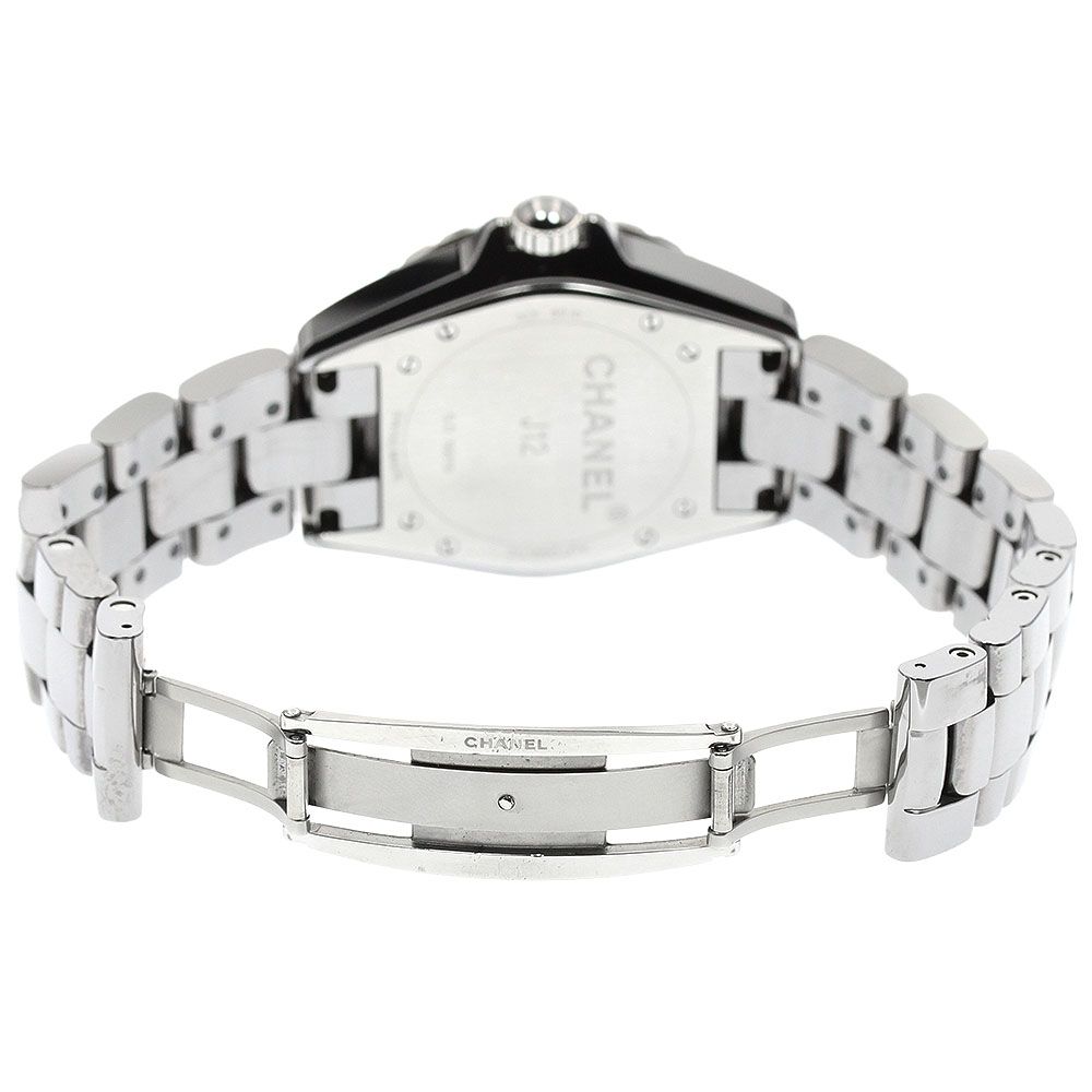 シャネル CHANEL H2566 J12 クロマティック ダイヤベゼル 8P 自動巻き