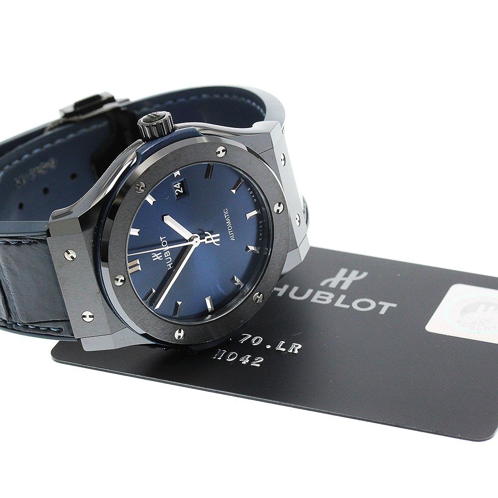 ウブロ HUBLOT 542.CM.7170.LR クラシックフュージョン デイト 自動巻き メンズ 美品 保証書付き_936303 ウブロ HUBLOT 542.CM.7170.LR クラシックフュージョン デイト 自動