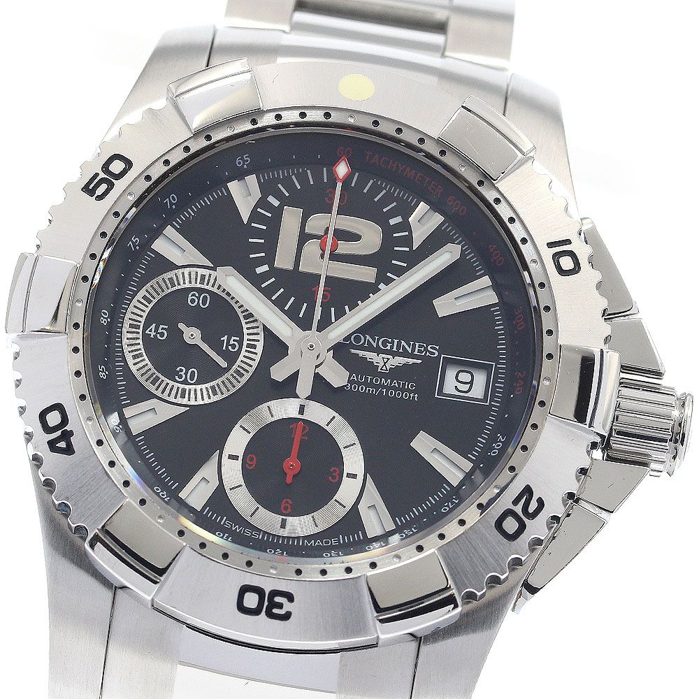 ロンジン LONGINES L3.651.4 ハイドロコンクエスト デイト クロノグラフ 自動巻き メンズ 良品 _940238 ロンジン LONGINES L3.651.4 ハイドロコンクエスト デイト クロノ