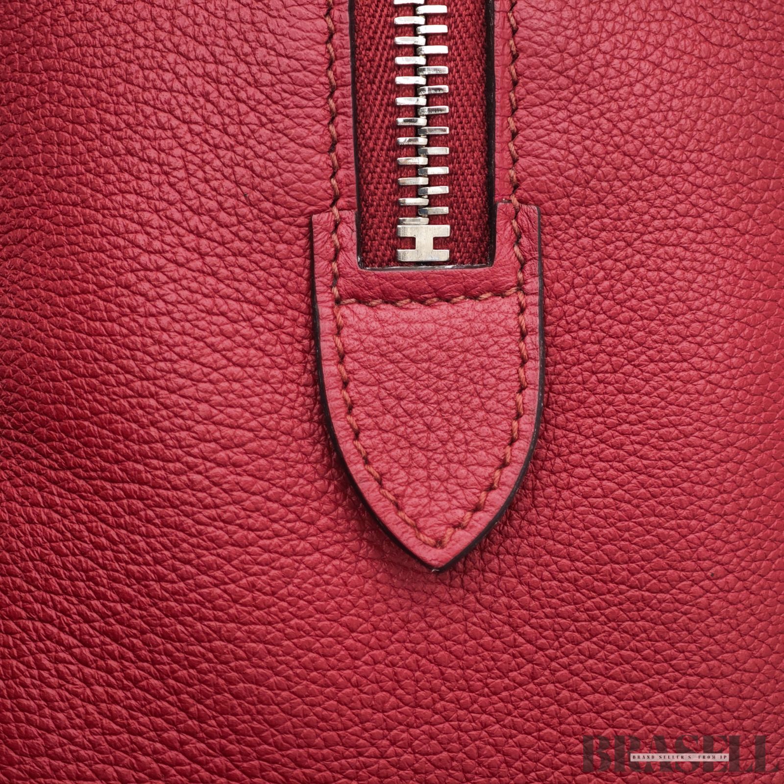 HERMES エルメス ビクトリア35 バッグ ハンドバッグ レッド ルージュ 