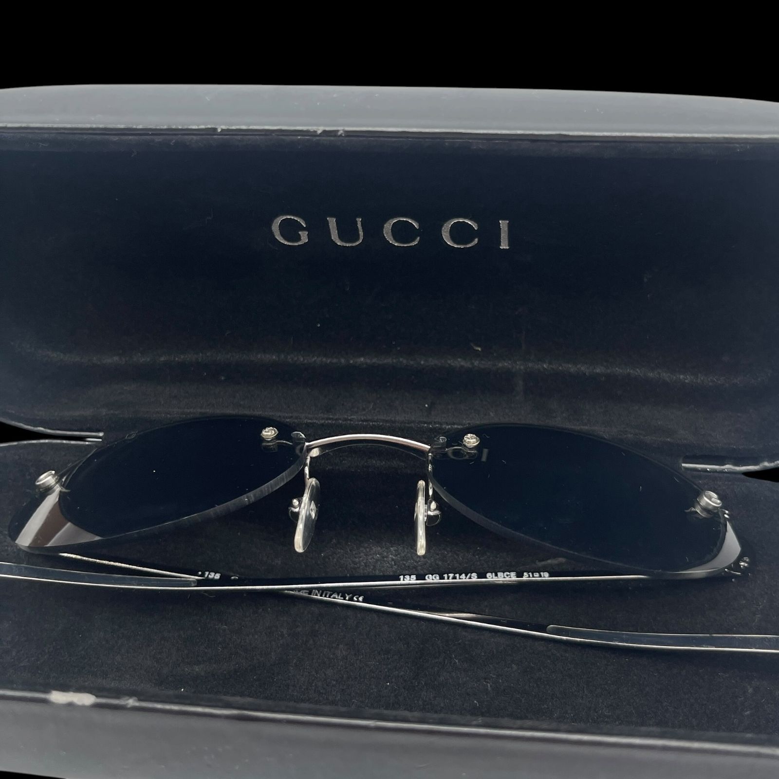 GUCCI グッチ サングラス アイウェア GG1714/S 6LBCE イタリア製 男女 