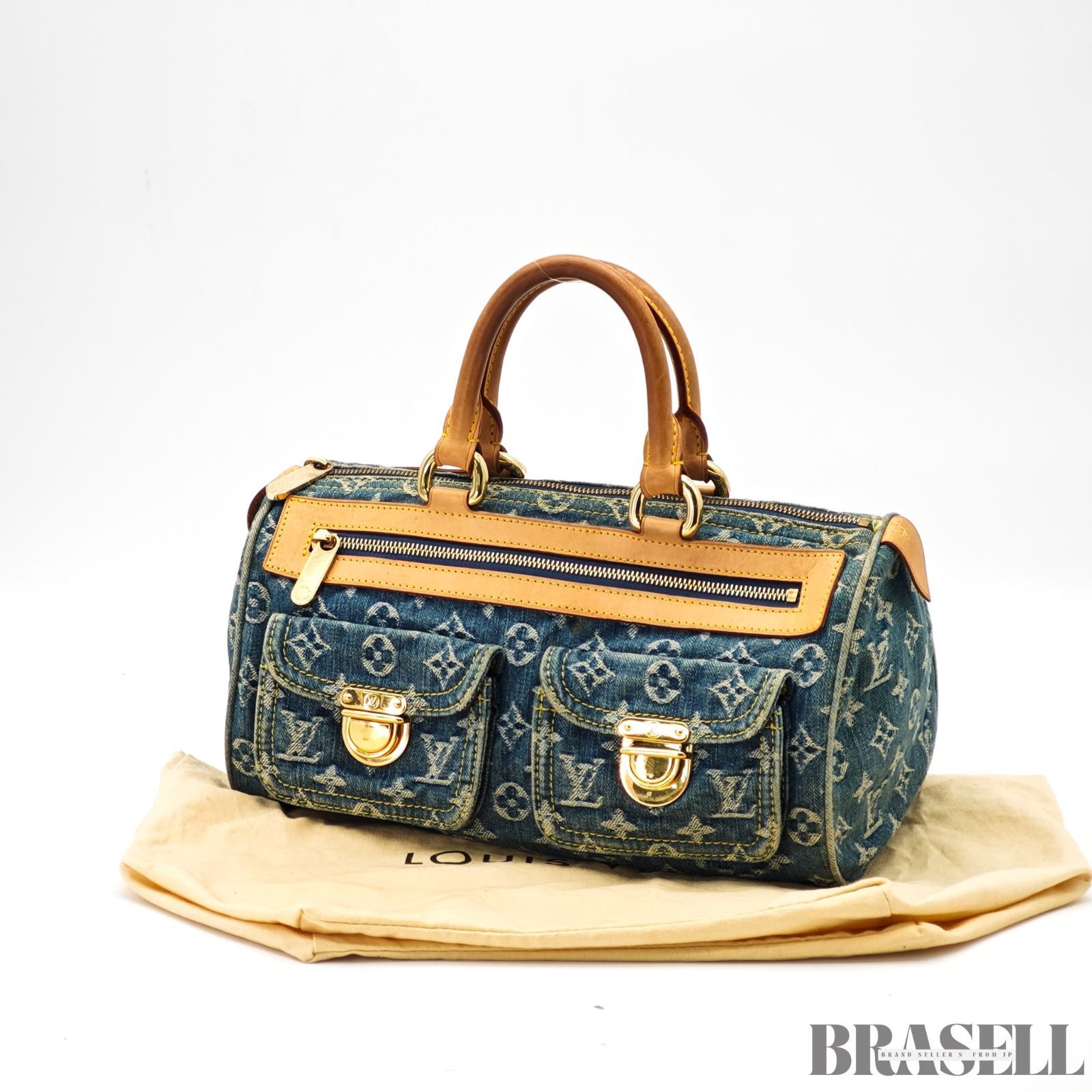 LOUIS VUITTON ネオスピーディ M95019 バッグ ハンドバッグ デニム 