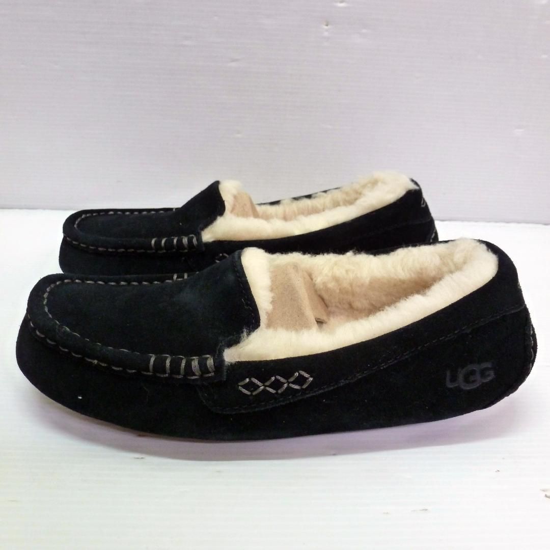 新品未使用】UGG アンスレー モカシン ローファー ブラック 23cm