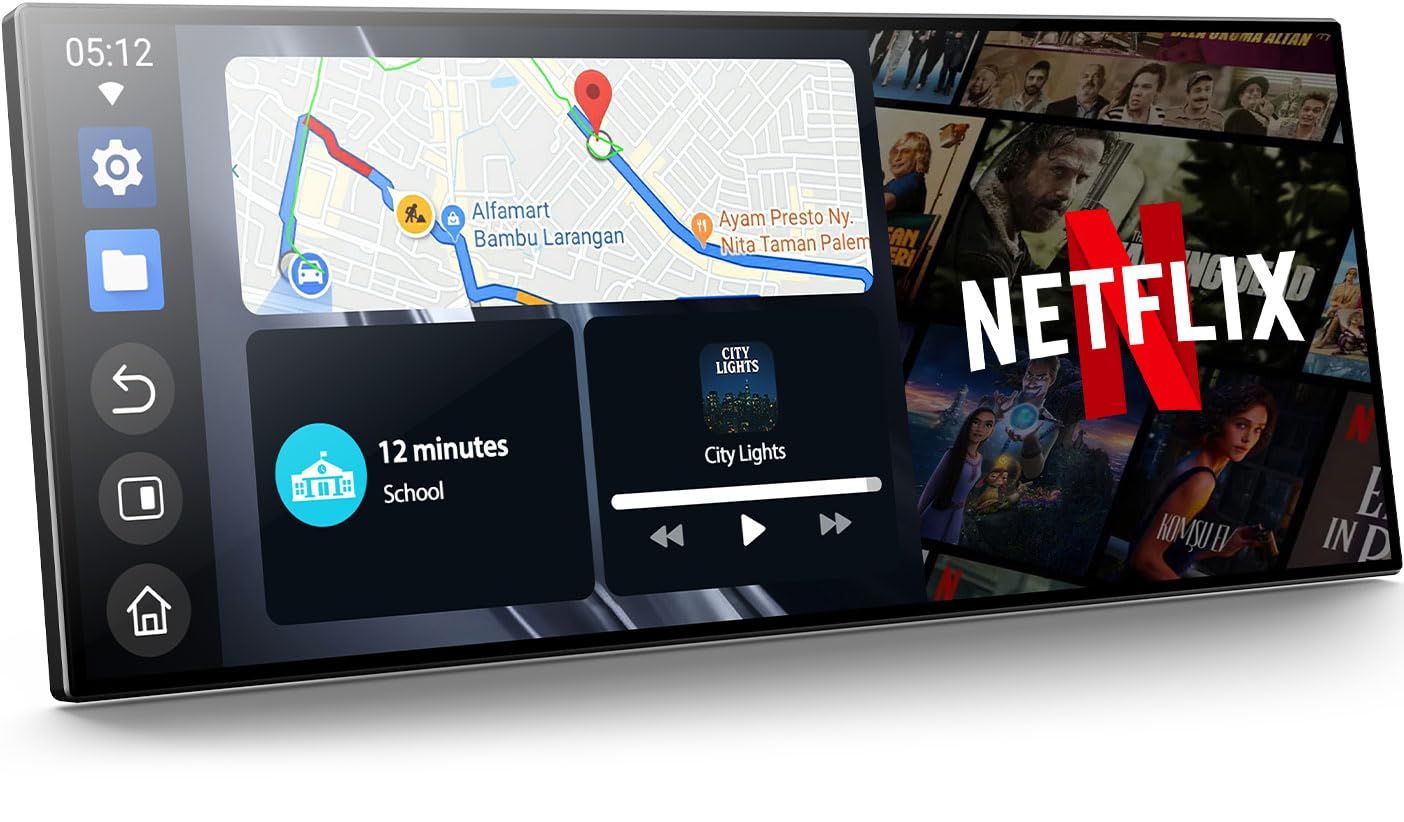 Volamディスプレイオーディオ 10.25インチ2画面分割 YouTubeやNetflix 