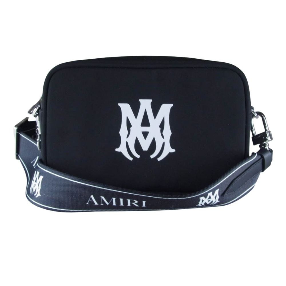 AMIRI アミリ AMBGCM1019 MA CAMERA CASE ロゴプリント カメラケース ショルダーバッグ ブラック系【中古】 AMIRI アミリ AMBGCM1019 MA CAMERA CASE ロゴプリント カメラケース