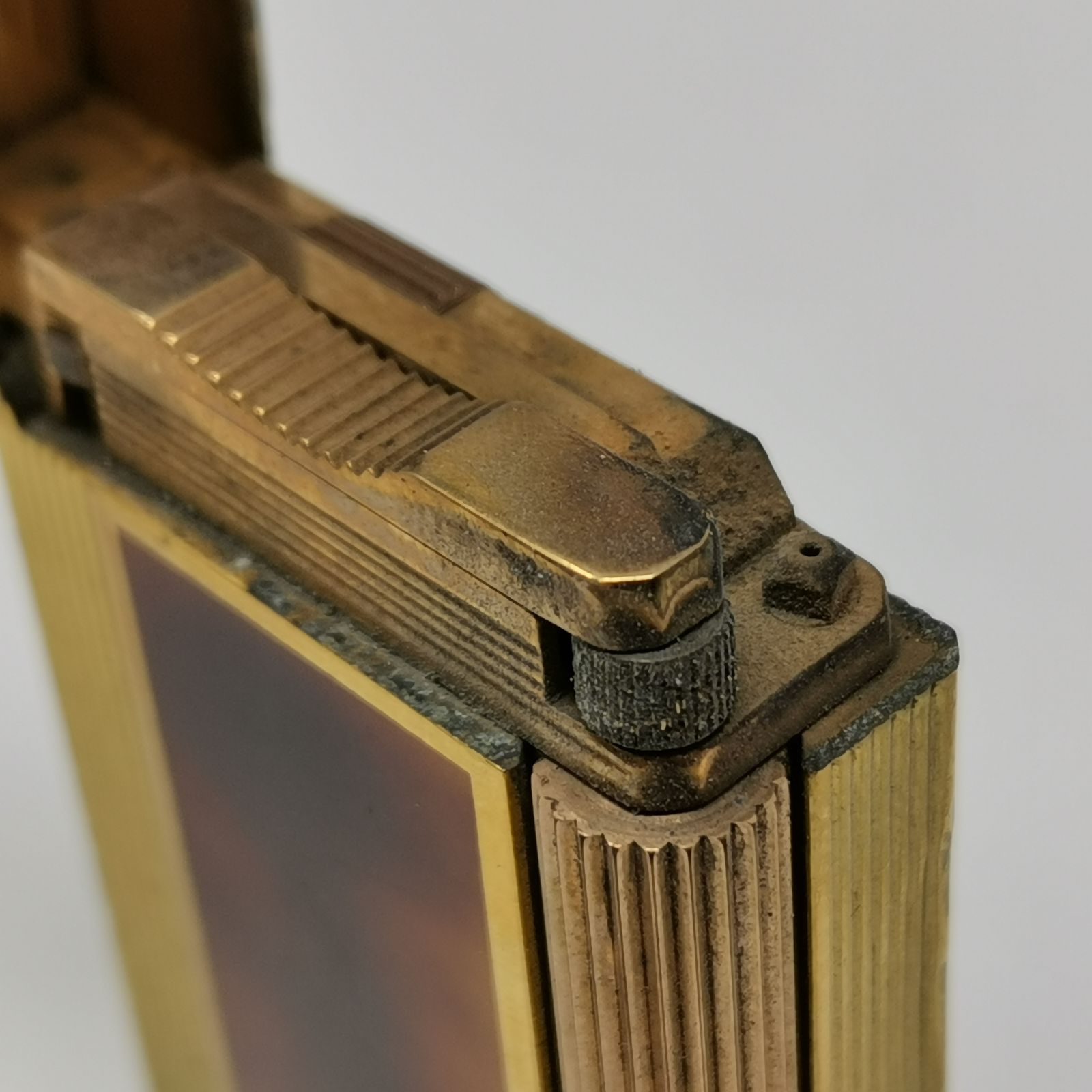 S.T.Dupont デュポン ライター ガスライター 都彭 ゴールドカラー 着火 