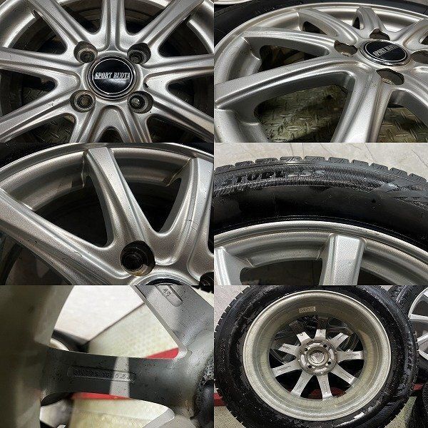 BS BLIZZAK VRX3 175/65R15】スタッドレス【SPORT RUOTA 15インチ 5.5 