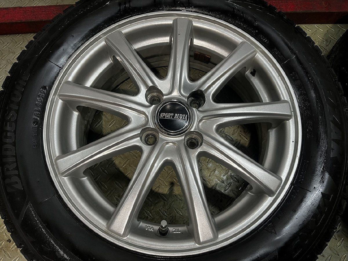 BS BLIZZAK VRX3 175/65R15】スタッドレス【SPORT RUOTA 15インチ 5.5 