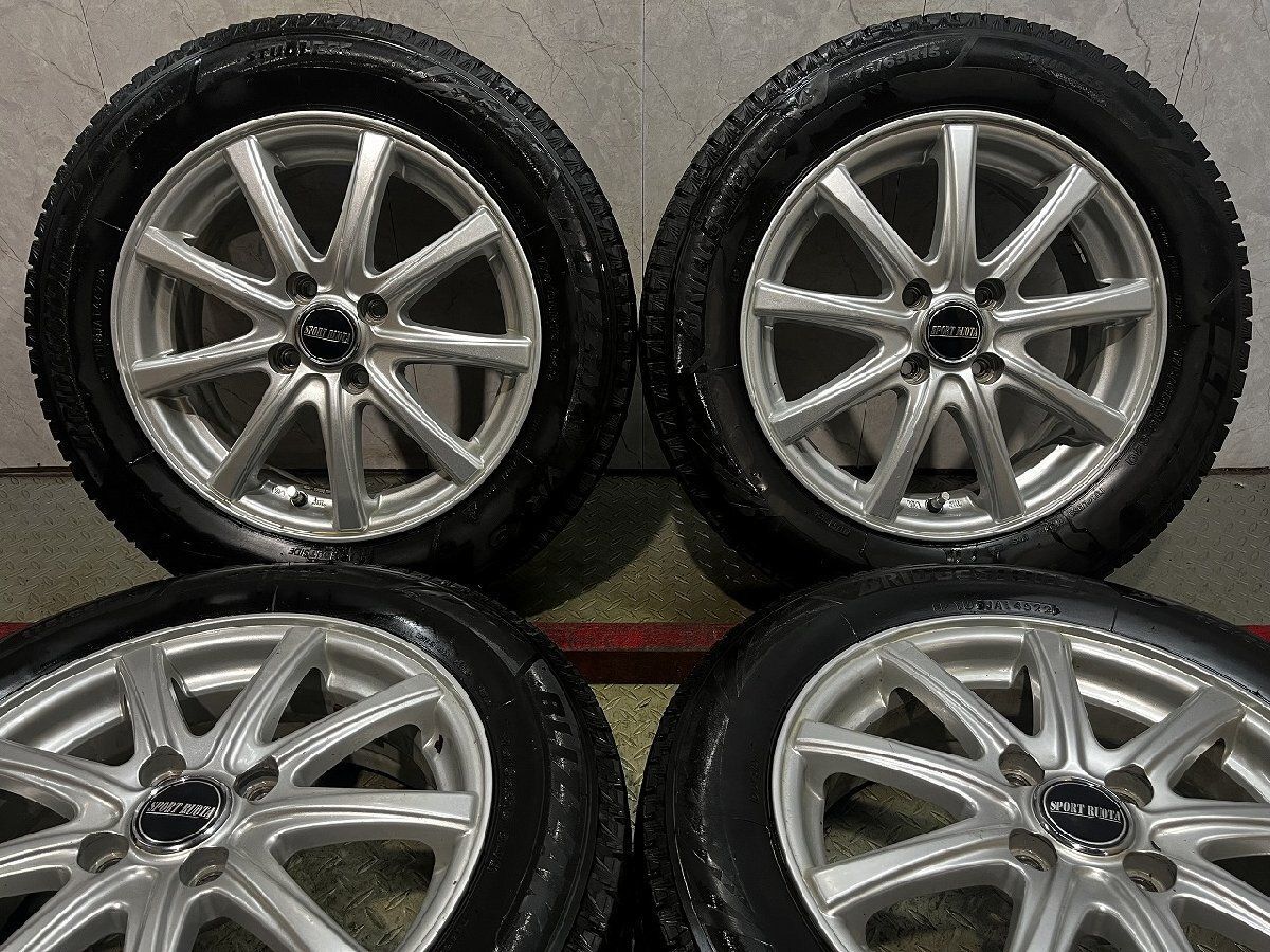 BS BLIZZAK VRX3 175/65R15】スタッドレス【SPORT RUOTA 15インチ 5.5 