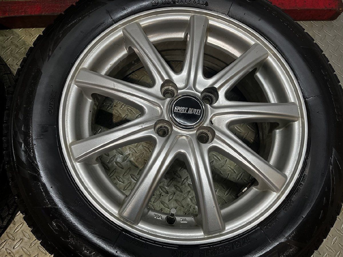 BS BLIZZAK VRX3 175/65R15】スタッドレス【SPORT RUOTA 15インチ 5.5 