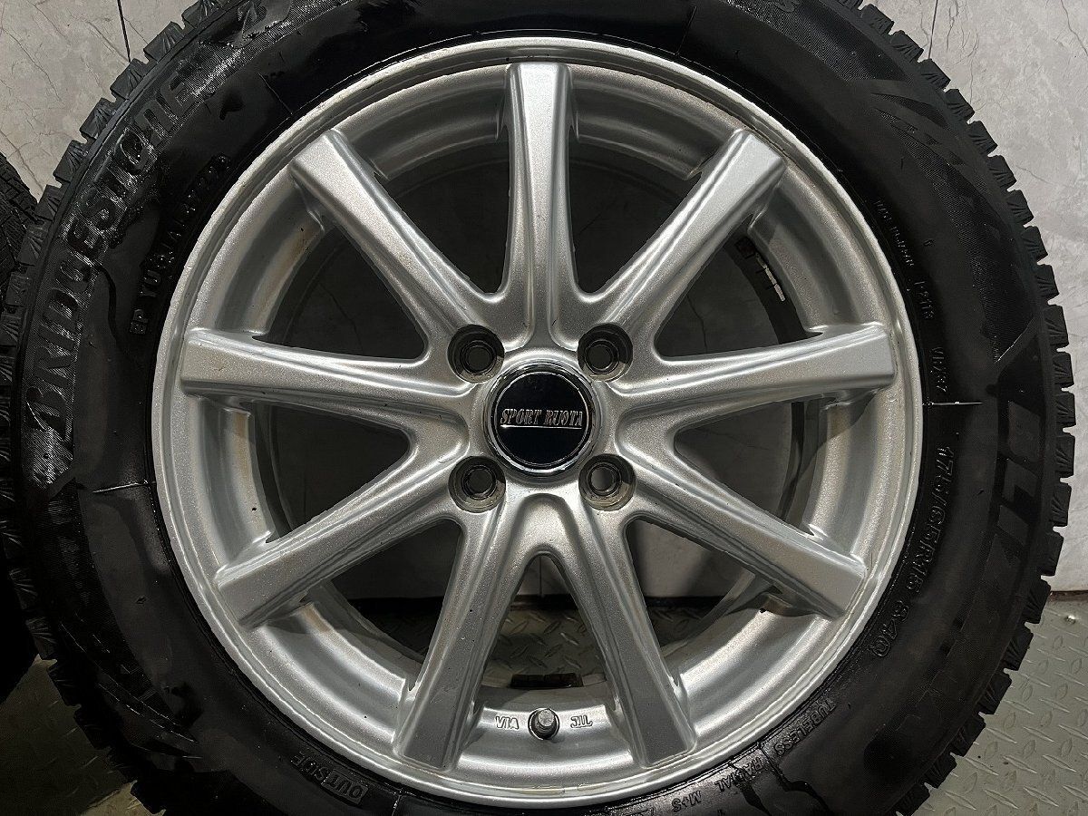 BS BLIZZAK VRX3 175/65R15】スタッドレス【SPORT RUOTA 15インチ 5.5 