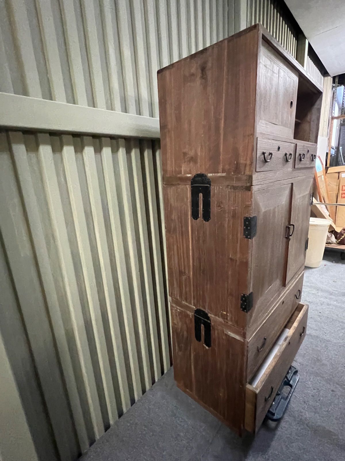 ⭐︎ 昭和 レトロ 桐箪笥 アンティーク家具 時代箪笥 鍵付き 当時物