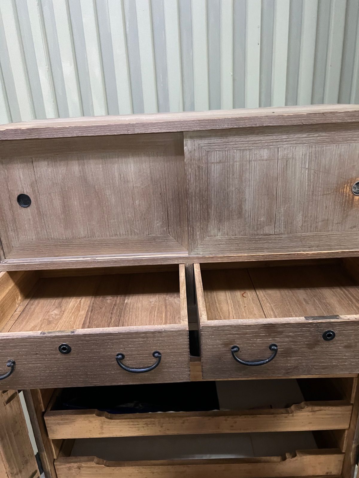 ⭐︎ 昭和 レトロ 桐箪笥 アンティーク家具 時代箪笥 鍵付き 当時物