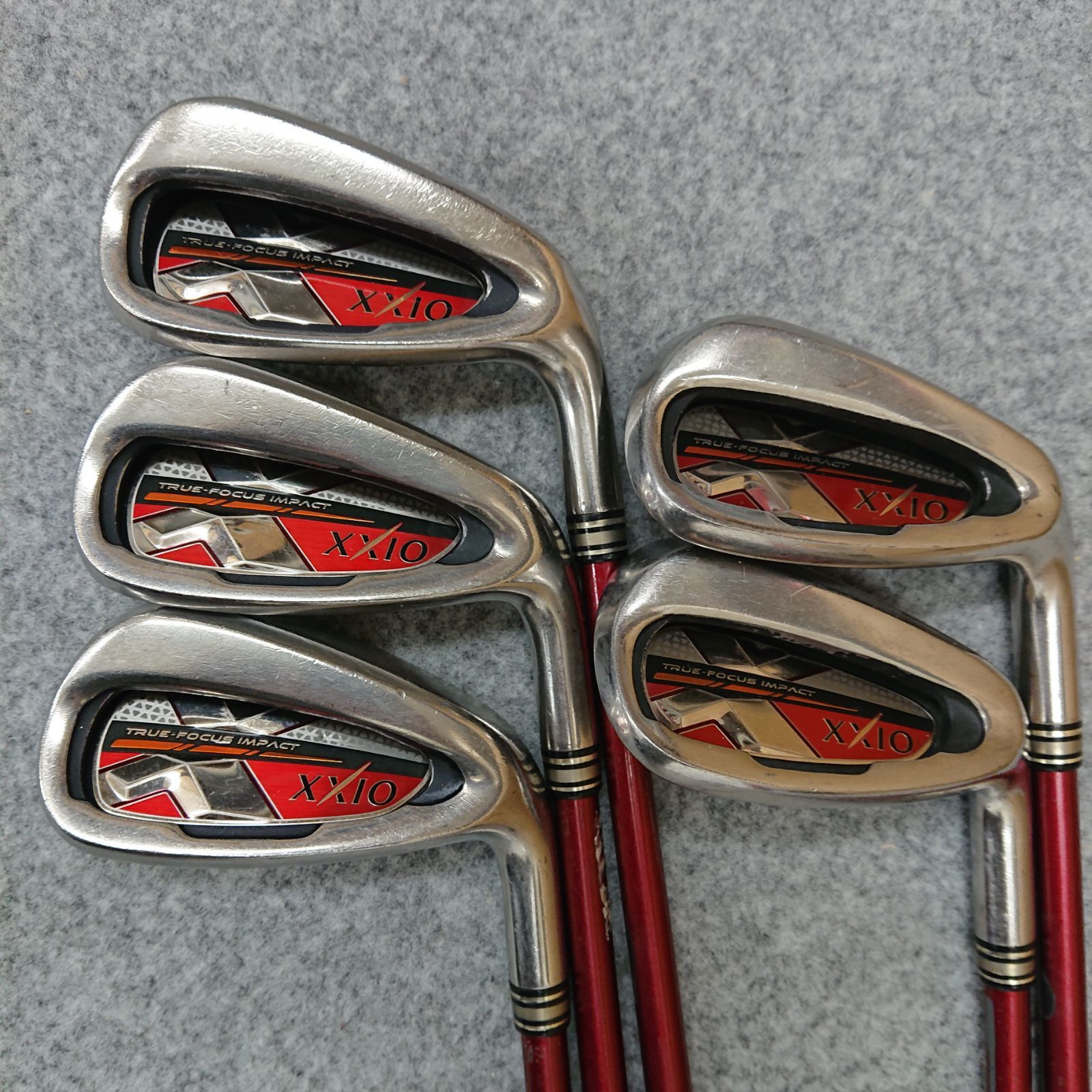 【お買得】ゼクシオXXIO 10 レッド　アイアンセット 6本 2018 XXIO10 ゼクシオ10 レッド #6-PW 5本 アイアンセット XXIO MP1000
