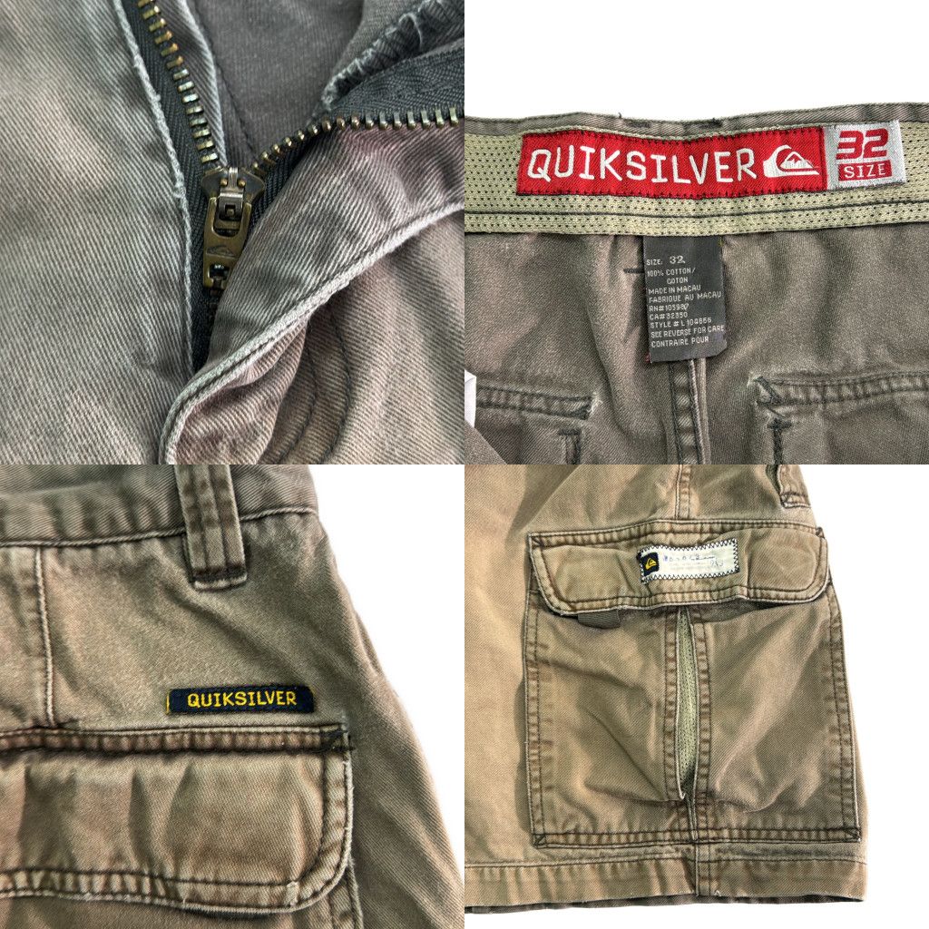 Quiksilver クイックシルバー カーゴショートパンツ(メンズ W32)中古