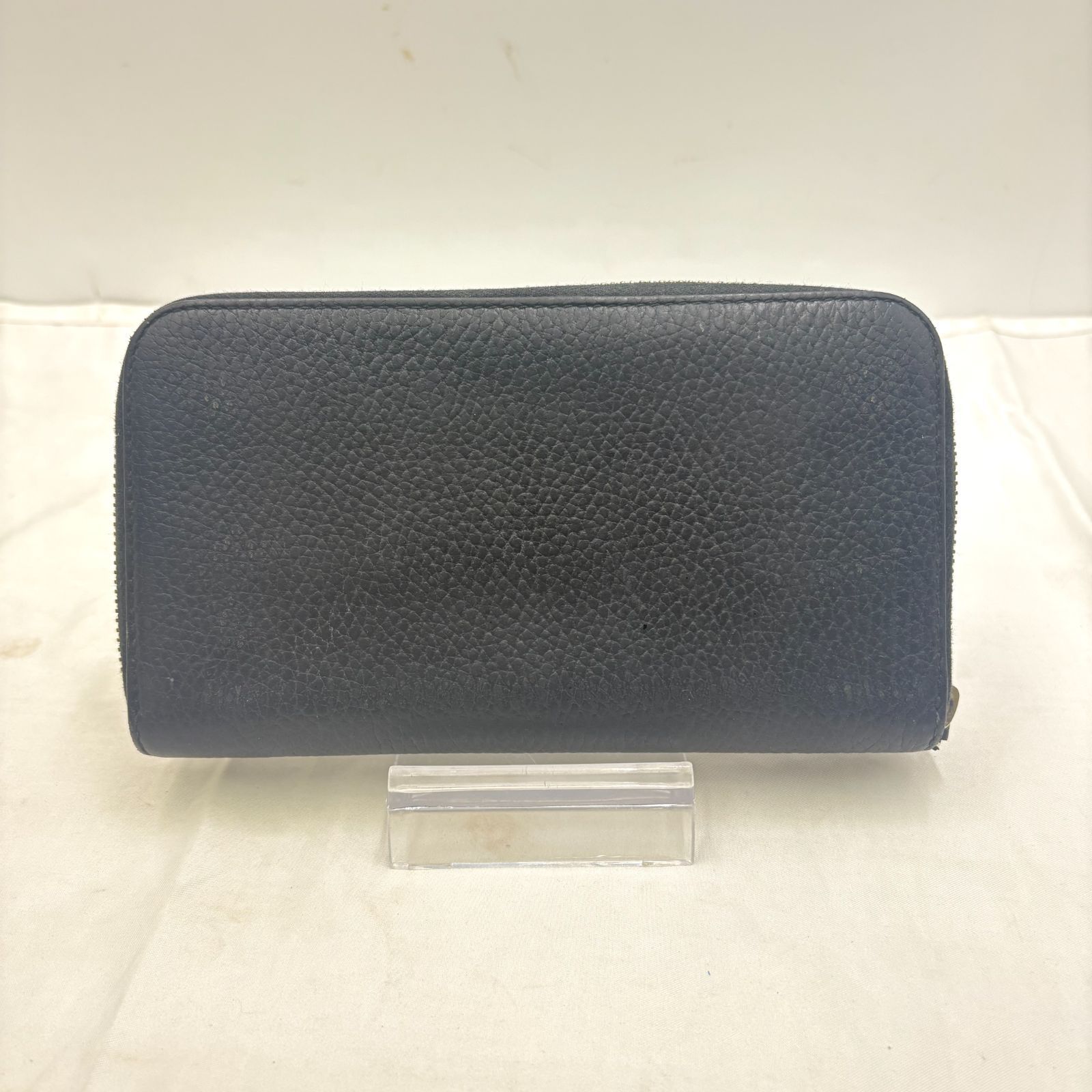 ❗️✨GUCCIラウンドファスナー長財布✨❗️】ブラック レザー GGロゴ 