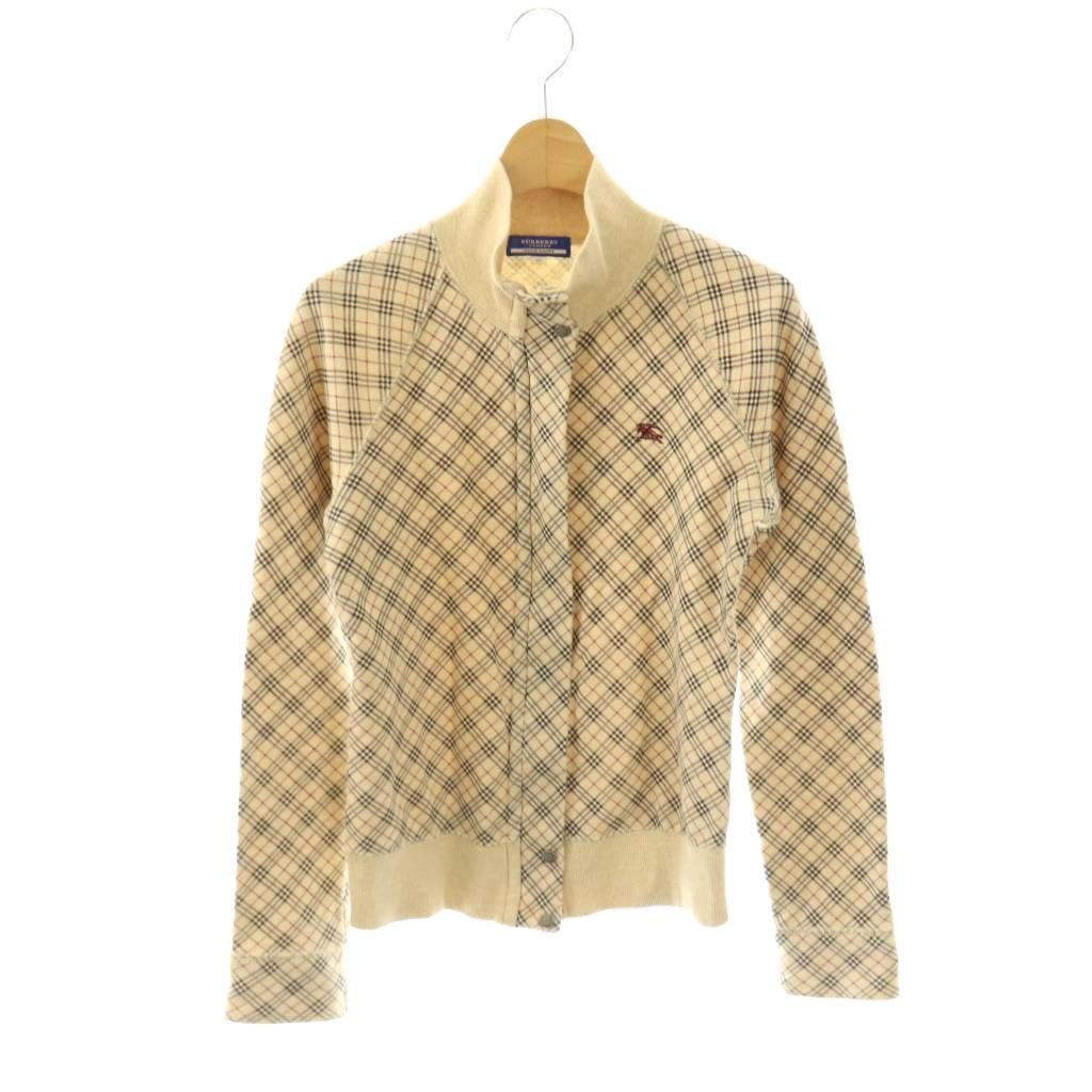 バーバリー ブルーレーベル ベージュ ジャケット チェック 中古・古着通販】BURBERRY BLUE LABEL (バーバリーロンドンブルー