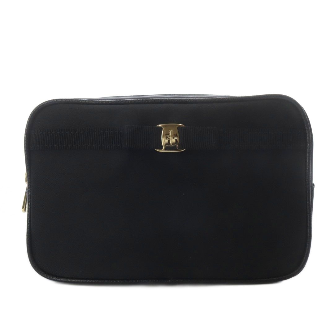 フェラガモ　リボン　ポーチ　ショルダー 中古・古着通販】Salvatore Ferragamo (サルヴァトーレ フェラガモ