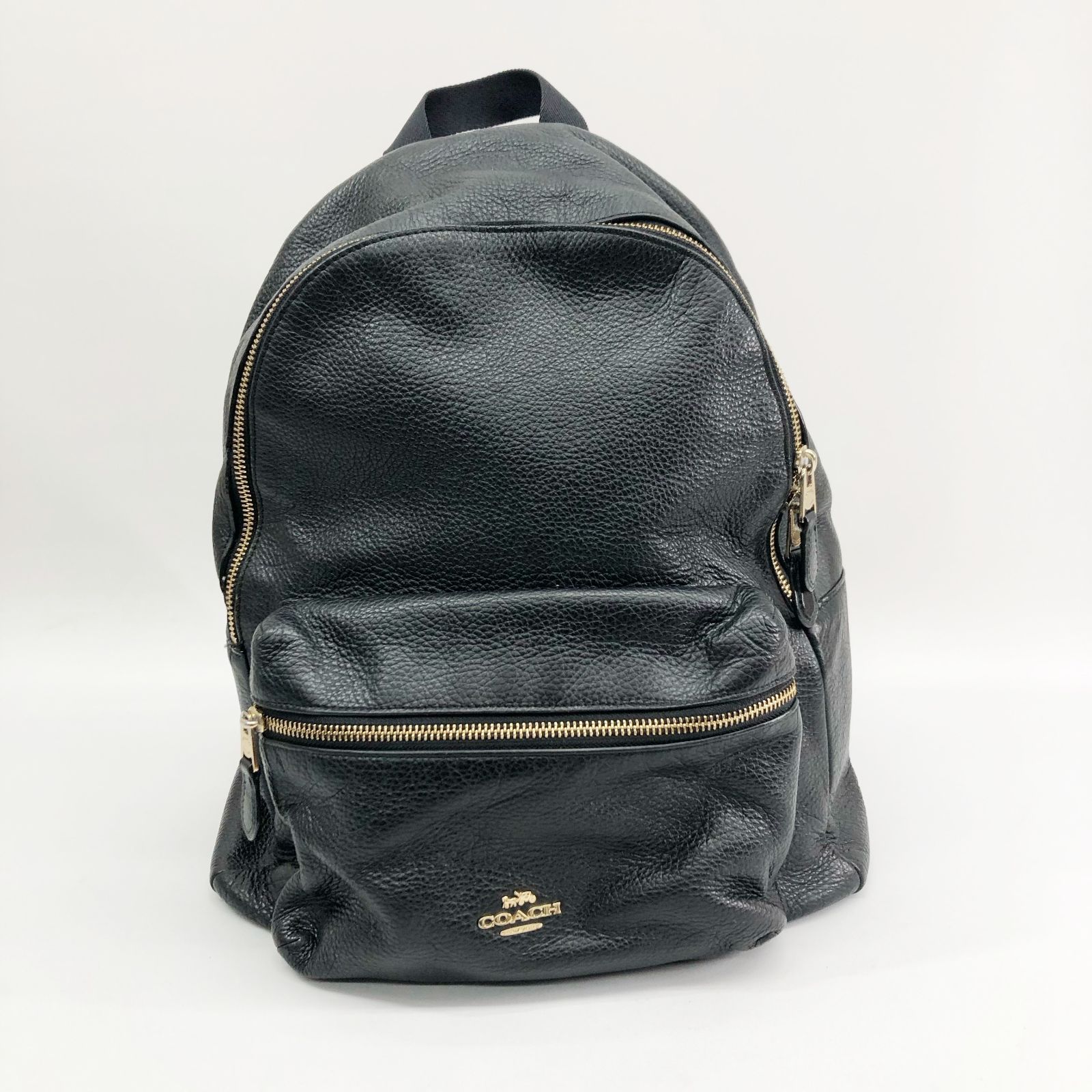 COACH レザーリュック F29004 黒 レディース 鞄 _234067 - メルカリ