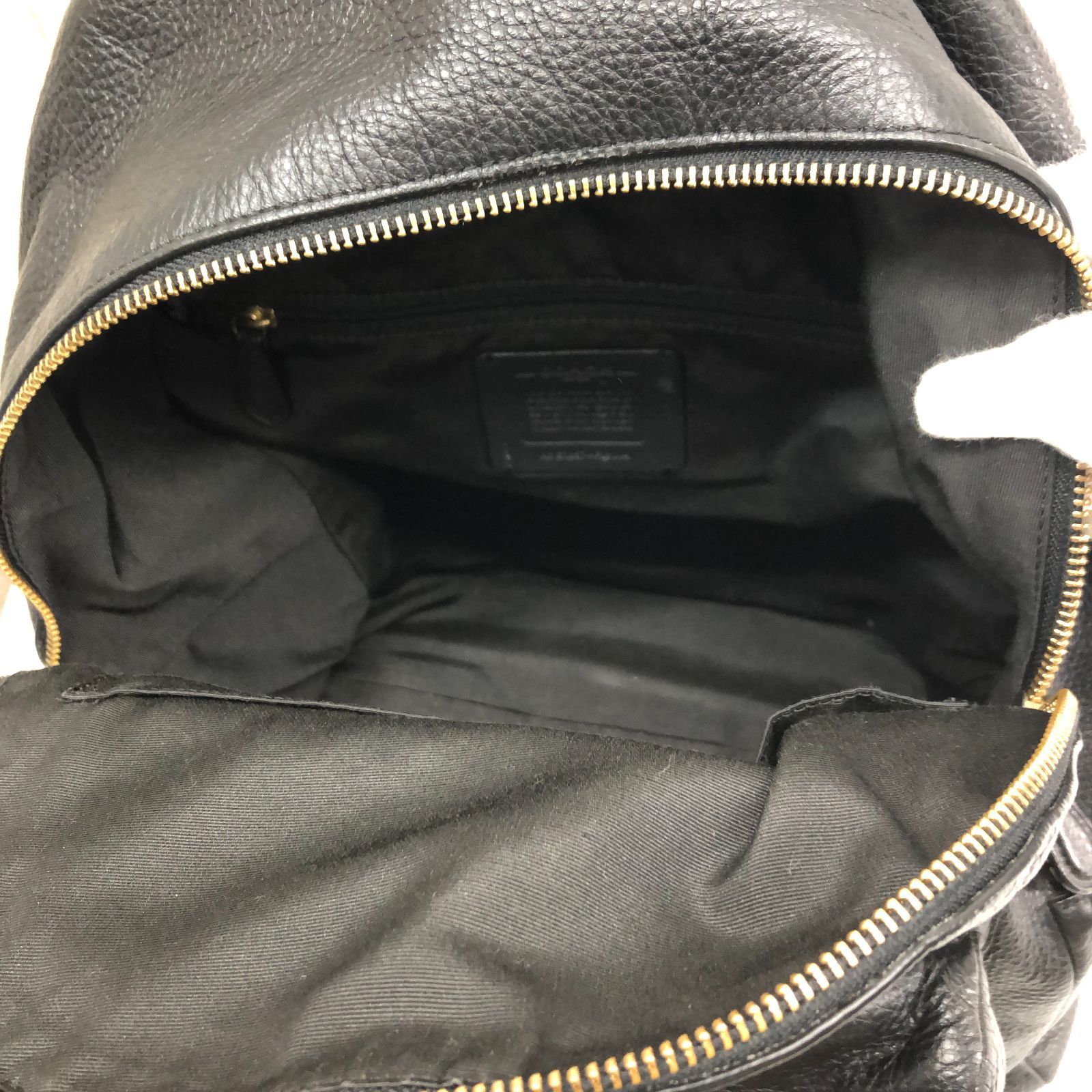 COACH レザーリュック F29004 黒 レディース 鞄 _234067 - メルカリ