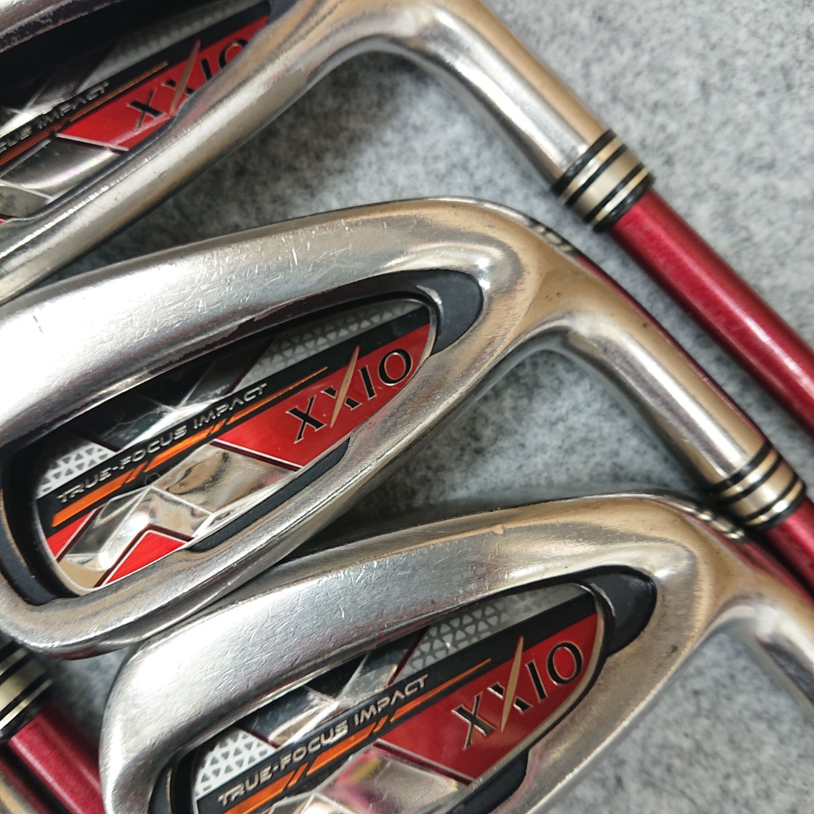2018 XXIO10 ゼクシオ10 レッド #6-PW 5本 アイアンセット XXIO MP1000