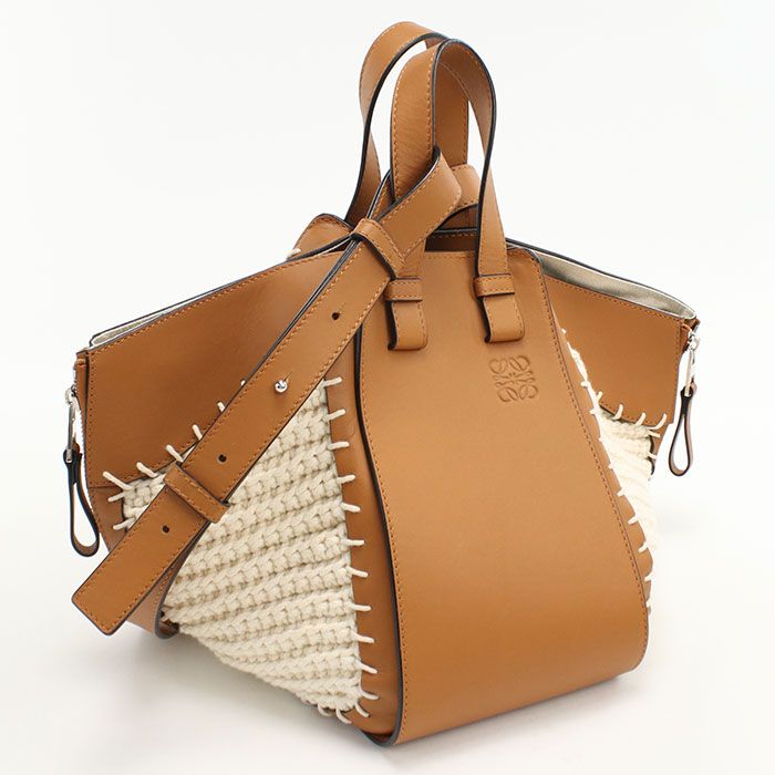 LOEWE ロエベ ハンモックバッグ スモール 2WAY ハンドバッグ カーフ