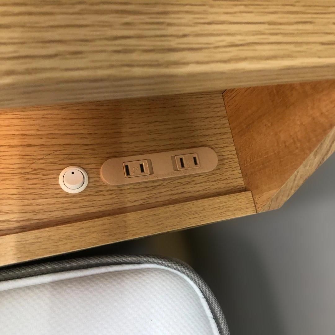 美品 ニトリ ジオ系 シングルベッド 収納付き 引き出し LED照明 