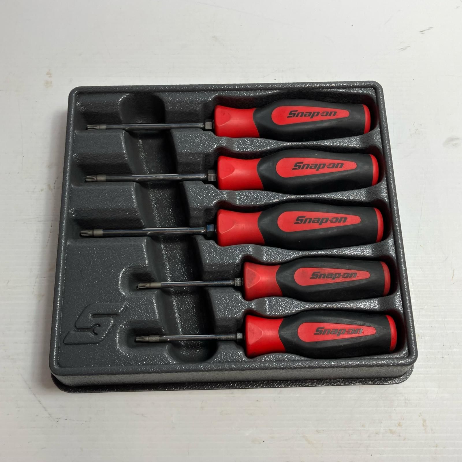 Snap-on スナップオン トルクスドライバー 5本セット SGDTX50BR レッド