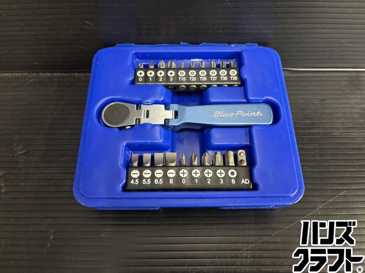 ♭【中古品】ブルーポイント STABIT21e ビットラチェットセット【熊本 