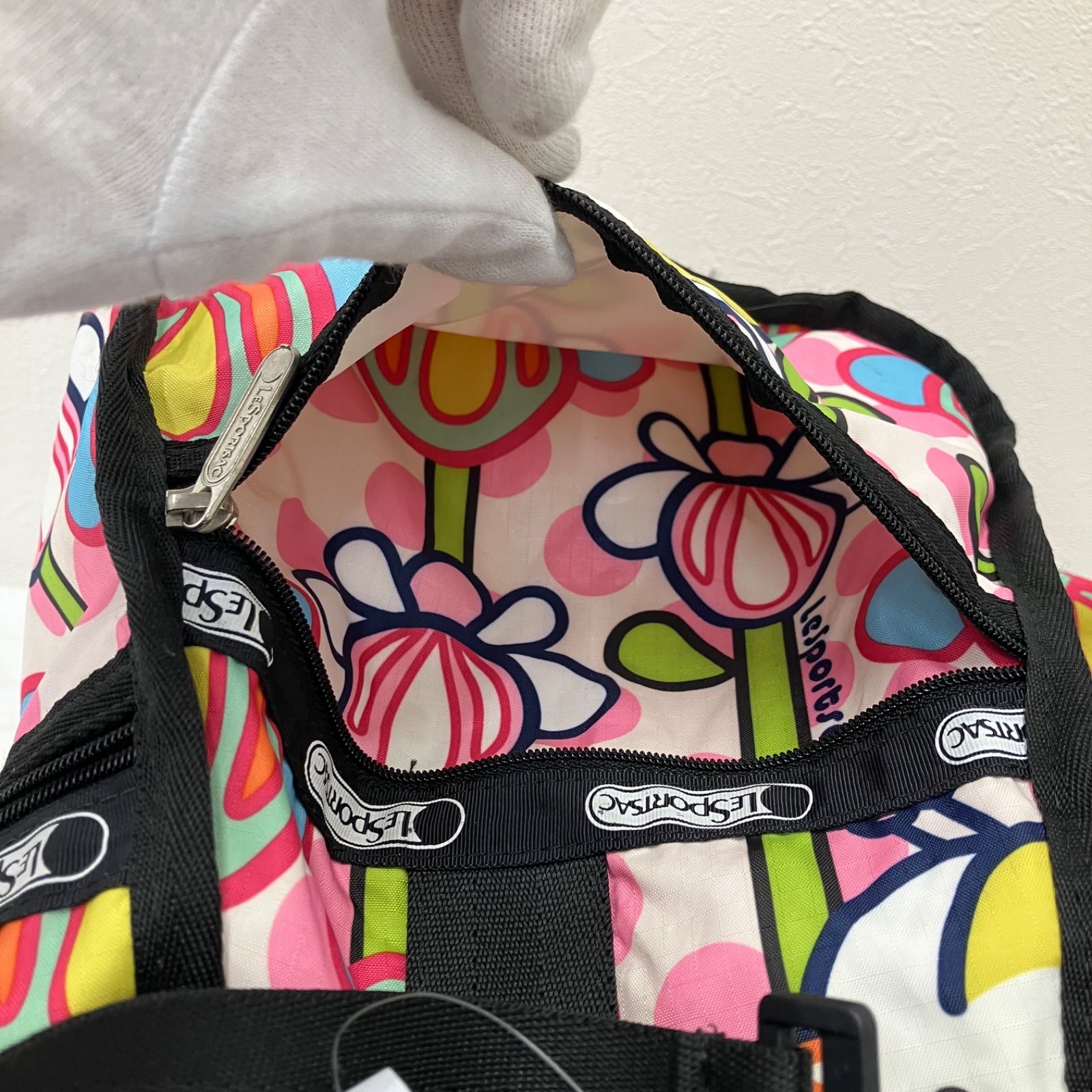 1565 LeSportsac レスポートサック ボストンバッグ 2way 旅行 大容量 