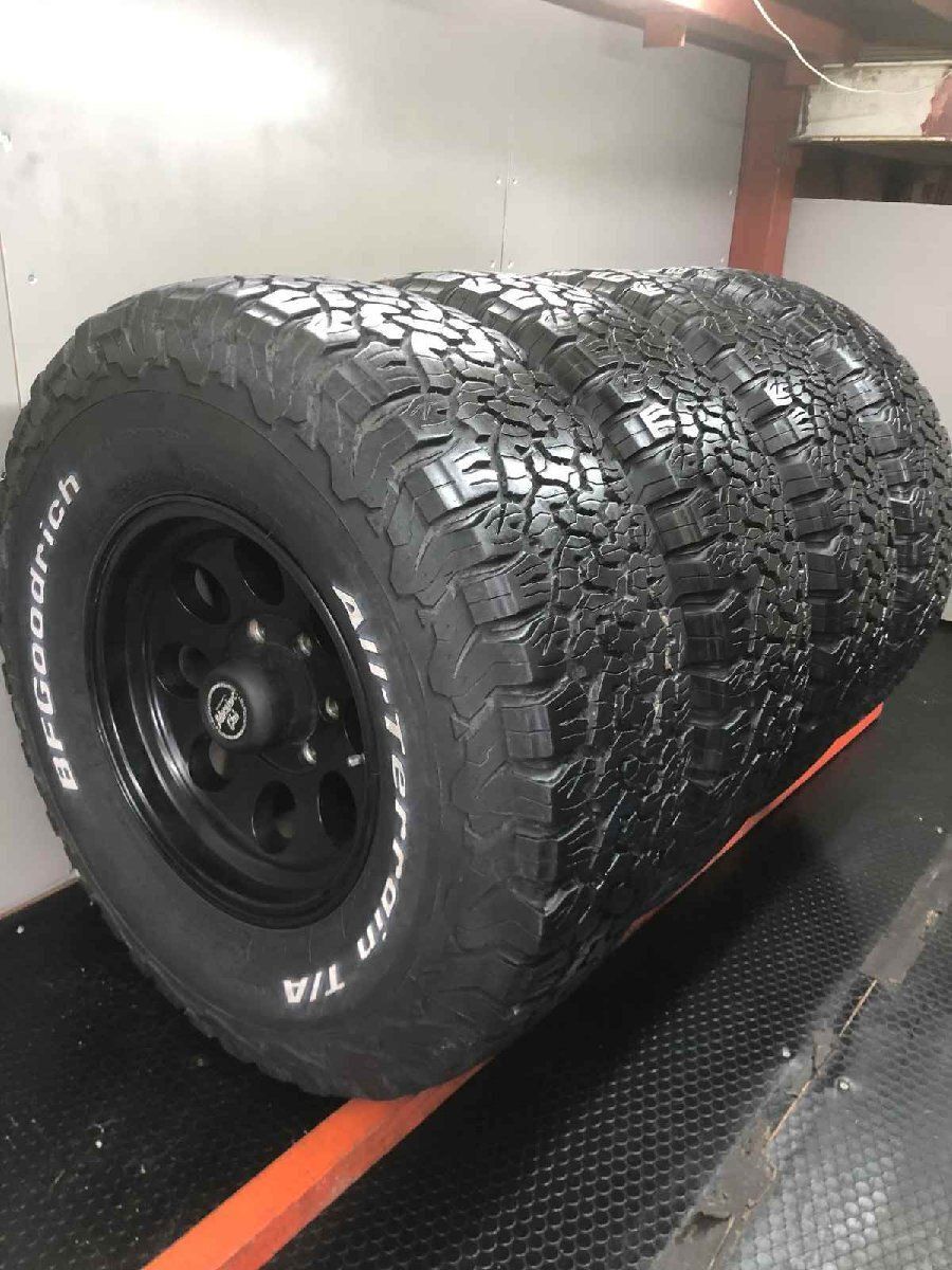 【BF Goodrich All-Terrain T/A KO2 LT285/75R16】夏タイヤ【Adventure Club 16インチ 8J6HPCD139.7±0】ホワイトレター ランクル80 STE125 BF Goodrich All-Terrain T/A KO2 LT285/75R16】夏タイヤ【Adventure