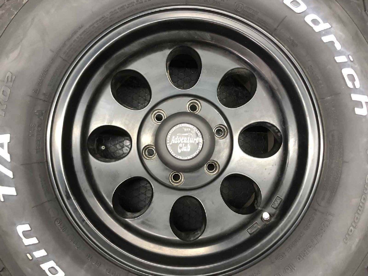 【BF Goodrich All-Terrain T/A KO2 LT285/75R16】夏タイヤ【Adventure Club 16インチ 8J6HPCD139.7±0】ホワイトレター ランクル80 STE125 BF Goodrich All-Terrain T/A KO2 LT285/75R16】夏タイヤ【Adventure