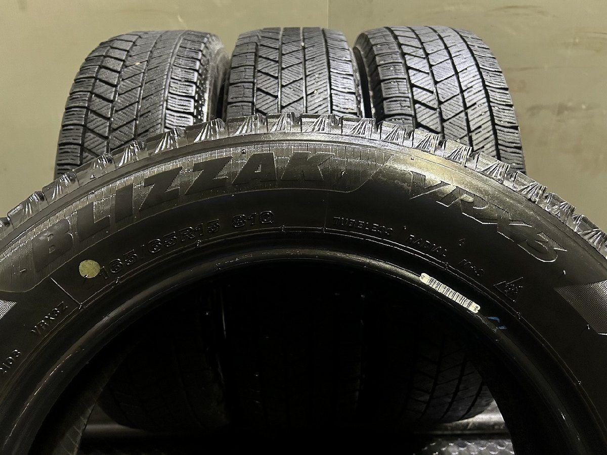 BS BRIDGESTONE BLIZZAK VRX3 165/65R15 15インチ スタッドレス 4本 22年製 バリ溝 ルノー/トゥインゴ タフト ソリオ デリカD:2等 (KTE561) BS BRIDGESTONE BLIZZAK VRX3 165/65R15 15インチ スタッドレス 4本 22