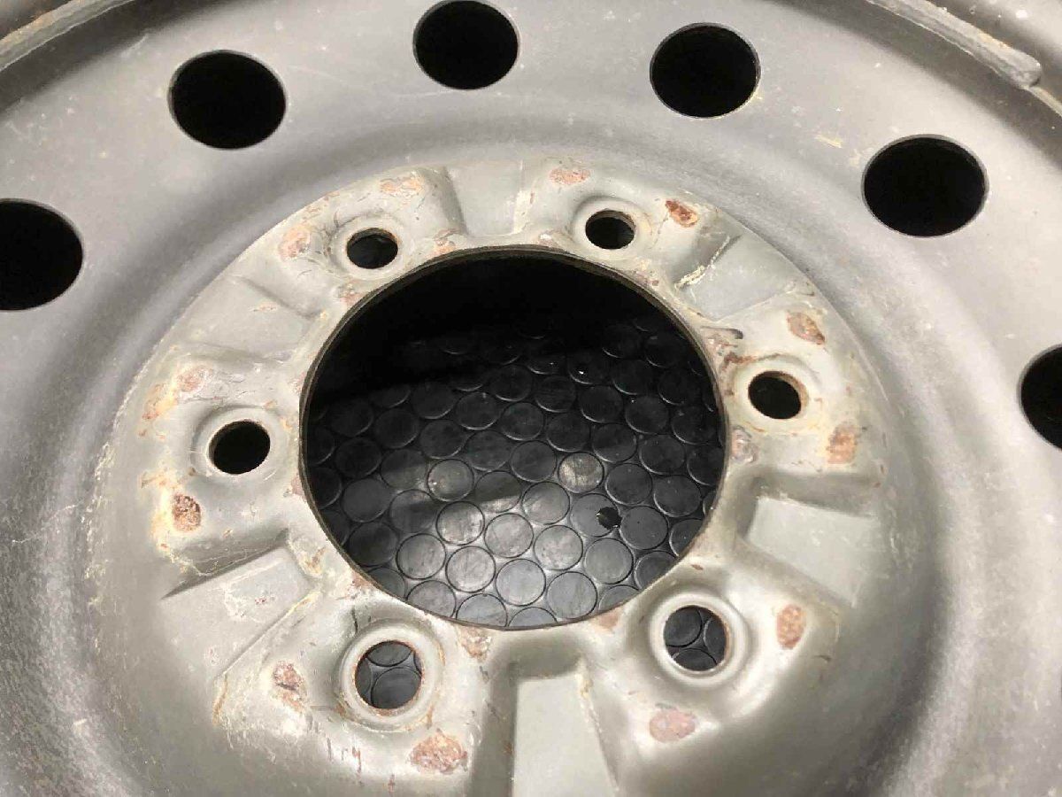 三菱 パジェロ V16 純正スチールホイール 18インチ 6J6HPCD139.7±0 自衛隊 73式 ハイエース流用可　(SHI042) 三菱 パジェロ V16 純正スチールホイール 18インチ 6J6HPCD139.7±0