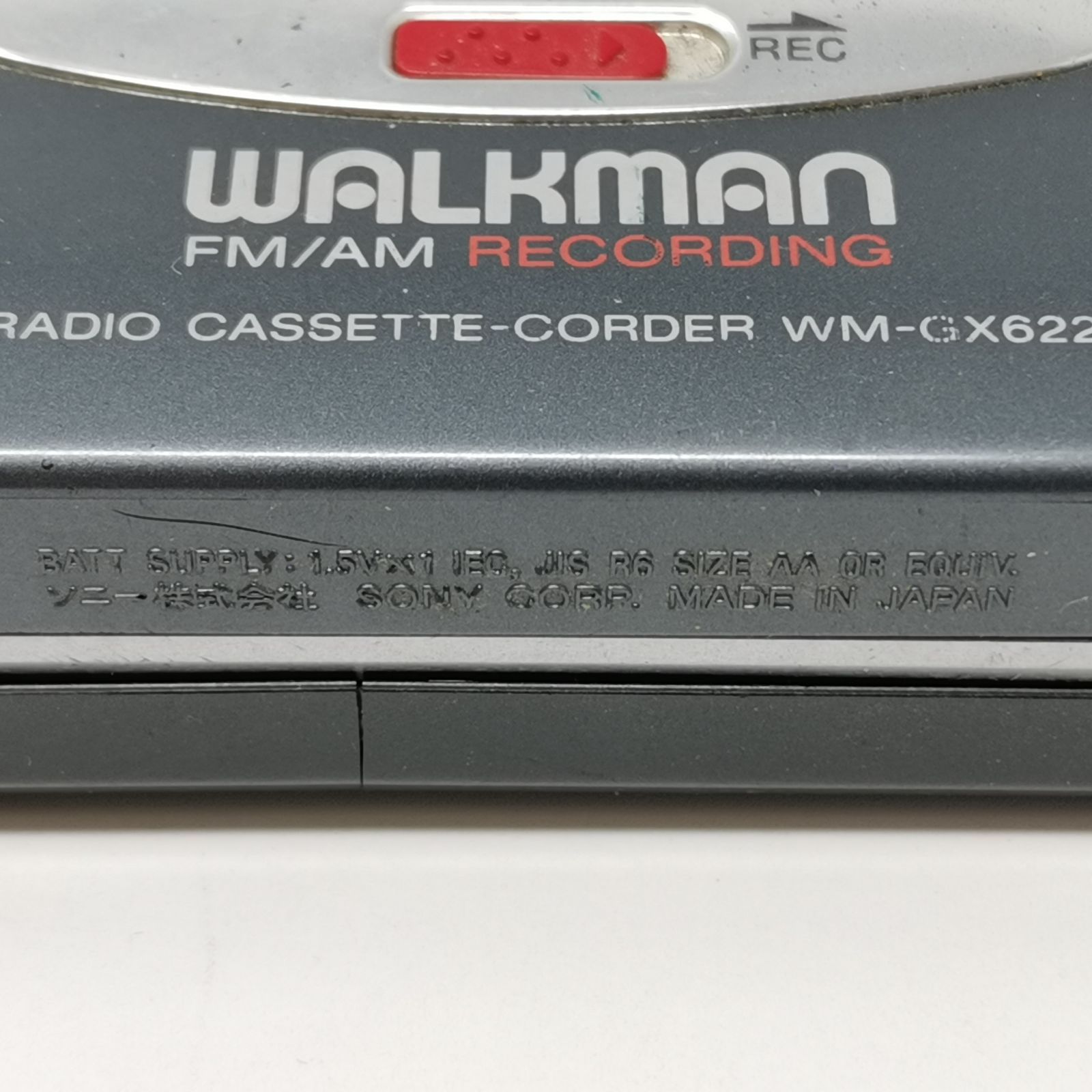 SONY WALKMAN WM-GX622 カセット ウォークマン 電池ないため動作未確認