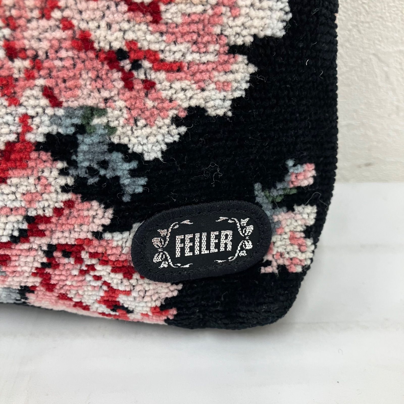 1574 FEILER フェイラー ハンドバッグ ミニバッグ 手付きポーチ 花柄 
