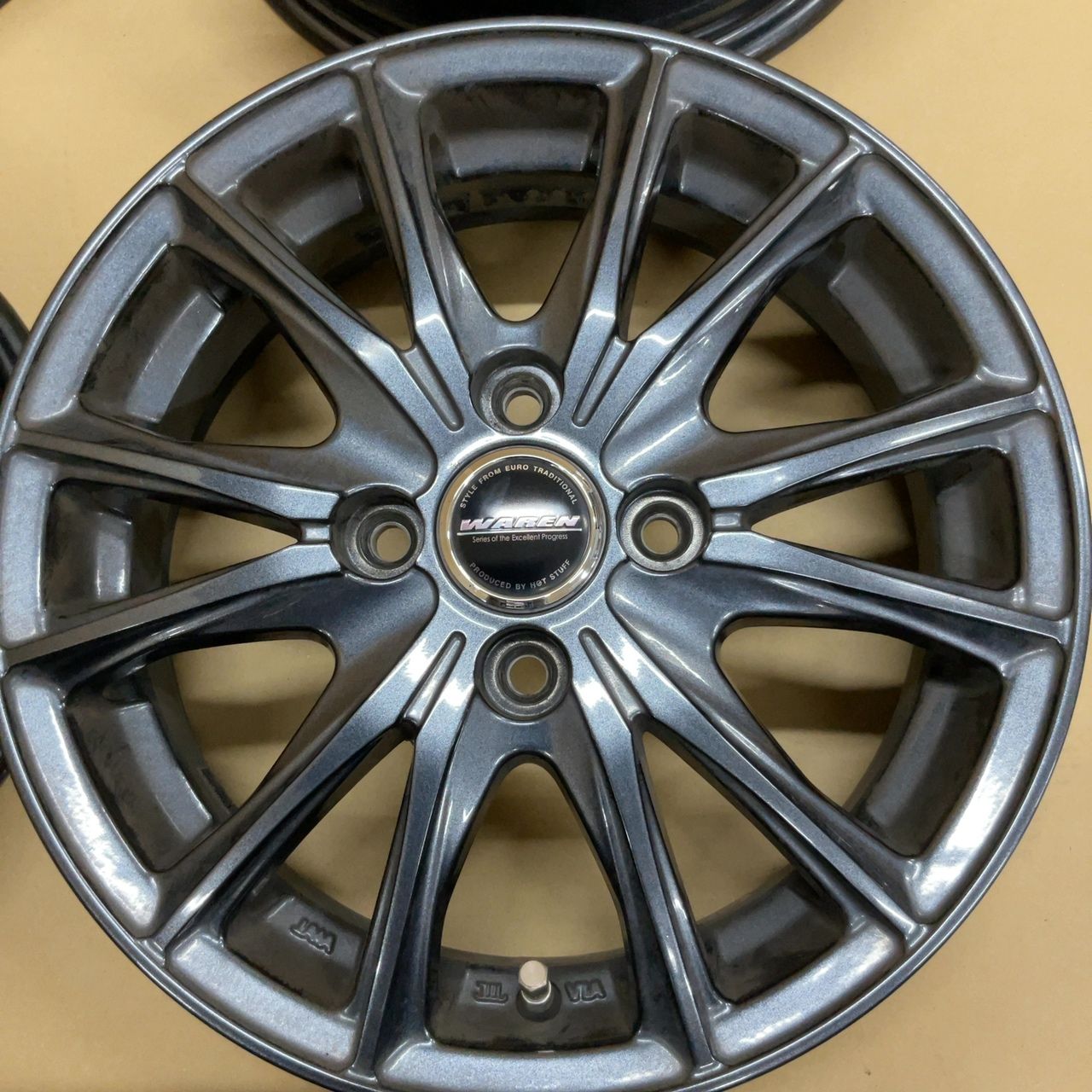 WAREN ガンメタ 14×4.5J +45 4H100 ホイール4本 - メルカリ