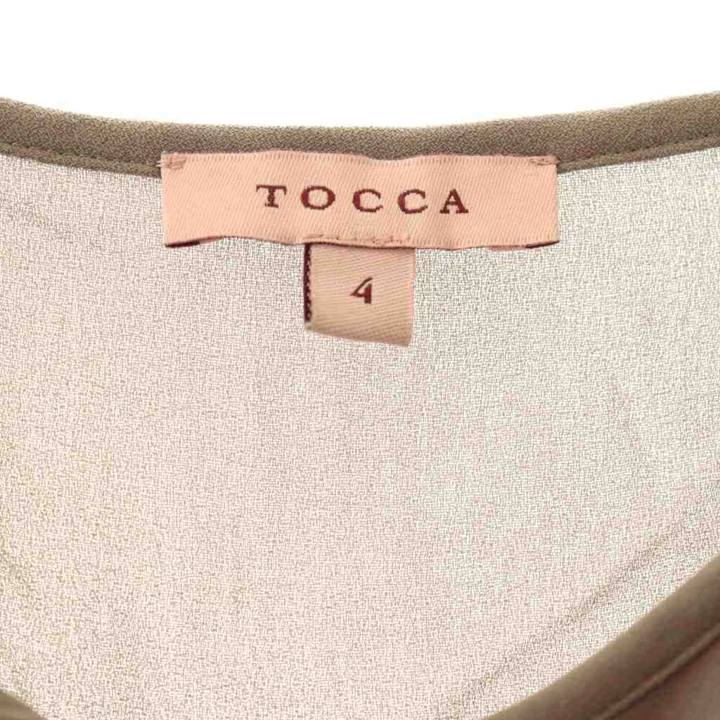 トッカ TOCCA 24AW 洗える PROMISE RIBBON FRILL ブラウス 長袖 フリル