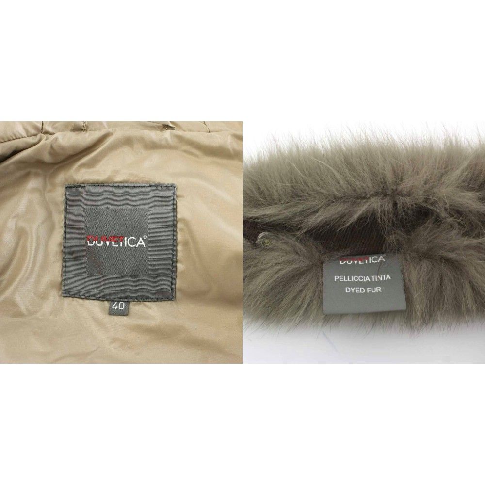 【美品】Duvetica ダウンベスト ベージュ 40 DUVETICA - ⭐︎ハル様専用です⭐︎美品⭐︎DUVETICA ダウンベスト