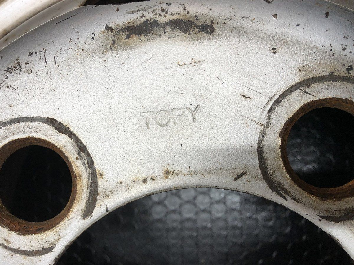 TOPY製 トラックホイール THB 15インチ 6本 5J5HPCD203.2+116.5 エルフ等　(SHD052) TOPY製 トラックホイール THB 15インチ 6本 5J5HPCD203.2+116.5 エルフ